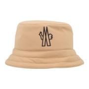 Beige Bucket Hat Aw24 Stijlvolle Zonbescherming Moncler , Beige , Here...