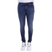 Slim-fit Denim Jeans Roy Roger's , Blue , Heren