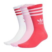 Mid Cut Crew Socks Adidas , Multicolor , Unisex