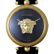 Pre-owned Stainless Steel watches Versace Pre-owned , Black , Heren