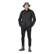 Camouflage Field Jacket Slim Fit Mason's , Black , Heren