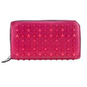 Pre-owned Leather wallets Jimmy Choo Pre-owned , Pink , Dames