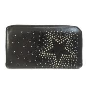 Pre-owned Leather wallets Jimmy Choo Pre-owned , Black , Dames