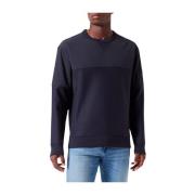 Sweatshirt met ronde hals Hugo Boss , Blue , Heren