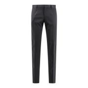 Luxe Wol Zijden Tuxedo Broek Dolce & Gabbana , Black , Heren