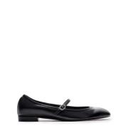 Kristal Gesp Ballet Flats Stuart Weitzman , Black , Dames