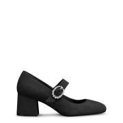 Kristallen Gesp Mary Jane Hakken Stuart Weitzman , Black , Dames