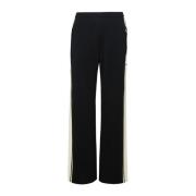 Tweekleurige wollen broek met elastische tailleband Palm Angels , Blac...