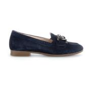 Suède Mocassins Modieus Comfortabel Lichtgewicht Gabor , Blue , Dames