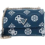 Mini Crossbody Logo Tas Guess , Blue , Dames