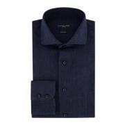 Donkerblauw Business Overhemd Cavallaro , Blue , Heren