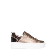 Lage Top Sneakers Nerogiardini , Brown , Dames