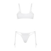 Bikini 2-Delig Set F**k , White , Dames