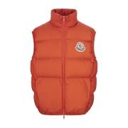 Oranje Gewatteerd Gilet Almaz Moncler , Orange , Heren