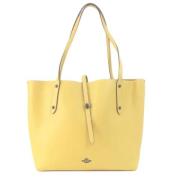 Pre-owned Leather totes Coach Pre-owned , Yellow , Dames