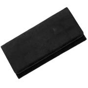 Pre-owned Leather wallets Chanel Vintage , Black , Dames