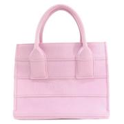 Pre-owned Canvas handbags Salvatore Ferragamo Pre-owned , Pink , Dames