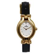 Pre-owned Leather watches Fendi Vintage , White , Dames