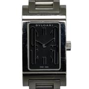 Pre-owned Stainless Steel watches Bvlgari Vintage , Black , Dames