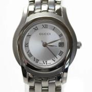 Pre-owned Stainless Steel watches Gucci Vintage , Gray , Dames