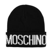 Pet met logo Moschino , Black , Unisex