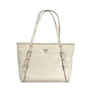 Beige Handtas van Polyethyleen Guess , Beige , Dames