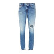 Slim-fit Denim Broek Tommy Jeans , Blue , Heren