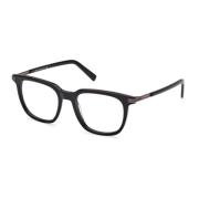 Zwart Grijs Brillenmontuur Ez5273 Ermenegildo Zegna , Black , Unisex