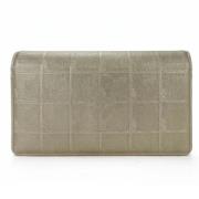 Pre-owned Leather wallets Chanel Vintage , Beige , Dames