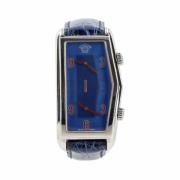 Pre-owned Stainless Steel watches Versace Pre-owned , Blue , Dames