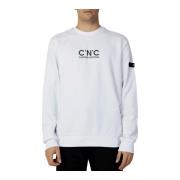 Crew Neck Sweatshirt Costume National , White , Heren