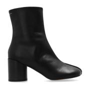 Enkellaarzen met hak MM6 Maison Margiela , Black , Dames