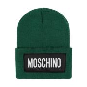 Pet met logo Moschino , Green , Unisex