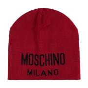 Pet met logo Moschino , Red , Unisex