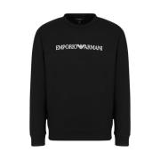 Crew Neck Sweatshirt Emporio Armani , Black , Heren