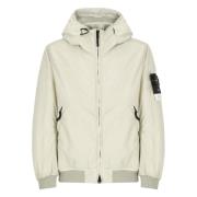 Groene Donsjas met Capuchon Stone Island , Beige , Heren