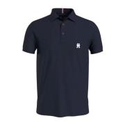 Polo Korte Mouw Tommy Hilfiger , Blue , Heren