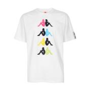 Korte Mouw T-shirt Kappa , White , Heren