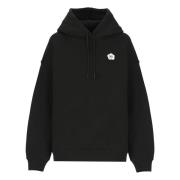 Zwarte katoenen hoodie met Boke Flower Kenzo , Black , Dames