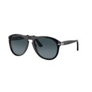 Stijlvolle Zonnebril voor Mannen en Vrouwen Persol , Black , Unisex