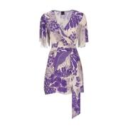 Korte Jurk Pinko , Purple , Dames