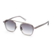 Donker Ruthenium Zonnebril Ermenegildo Zegna , Gray , Unisex