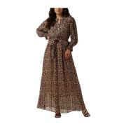 Dames Jurken Nv-diete Maxi Dress Notre-v , Brown , Dames