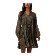 Dames Jurken Mini Dress Nv-arla Notre-v , Beige , Dames