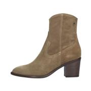 Dames Enkellaarsjes 05-144 Notre-v , Beige , Dames