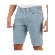 Bermuda Shorts Roy Roger's , Blue , Heren