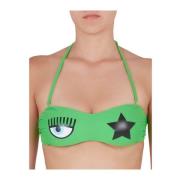 Stijlvolle Bikini Top Chiara Ferragni Collection , Green , Dames