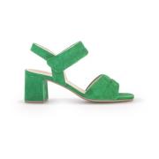 Groene Suède Zomer Sandalen Gabor , Green , Dames