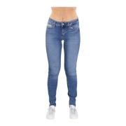 Slim Fit Denim Broek Liu Jo , Blue , Dames