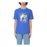 Korte Mouw T-shirt Manuel Ritz , Blue , Heren